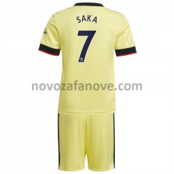 Nogometni Dres Arsenal Bukayo Saka 7 Dječji Gostujući 2021-2022 Kratkih Rukava