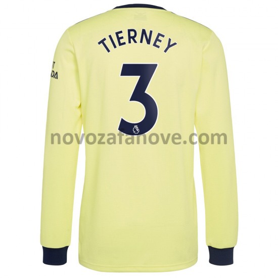 Nogometni Dres Arsenal Kieran Tierney 3 Gostujući 2021-2022 Dugim Rukavima