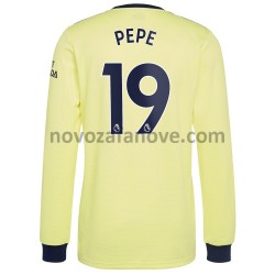 Nogometni Dres Arsenal Nicolas Pepe 19 Gostujući 2021-2022 Dugim Rukavima