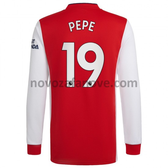 Nogometni Dres Arsenal Nicolas Pepe 19 Domaći 2021-2022 Dugim Rukavima