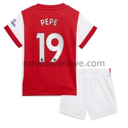 Nogometni Dres Arsenal Nicolas Pepe 19 Dječji Domaći 2021-2022 Kratkih Rukava