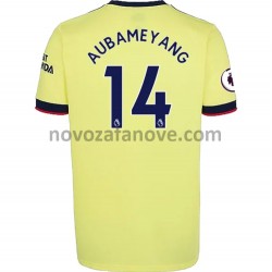 Nogometni Dres Arsenal Pierre-Emerick Aubameyang 14 Gostujući 2021-2022 Kratkih Rukava