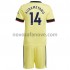 Nogometni Dres Arsenal Pierre-Emerick Aubameyang 14 Dječji Gostujući 2021-2022 Kratkih Rukava