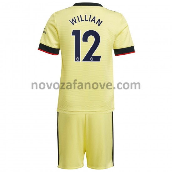 Nogometni Dres Arsenal Willian 12 Dječji Gostujući 2021-2022 Kratkih Rukava
