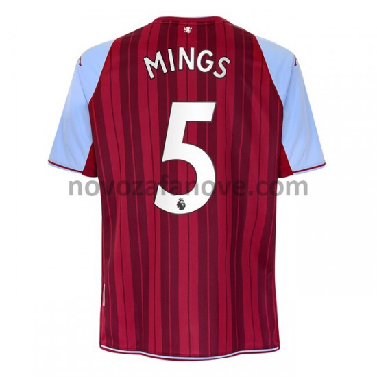 Nogometni Dres Aston Villa Tyrone Mings 5 Domaći 2021-2022 Kratkih Rukava