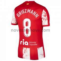 Nogometni Dres Atlético Madrid Antoine Griezmann 8 Domaći 2021-2022 Kratkih Rukava