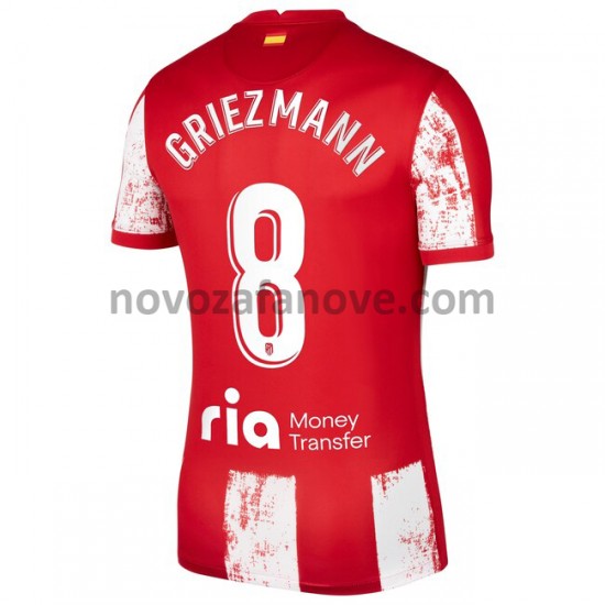 Nogometni Dres Atlético Madrid Antoine Griezmann 8 Domaći 2021-2022 Kratkih Rukava