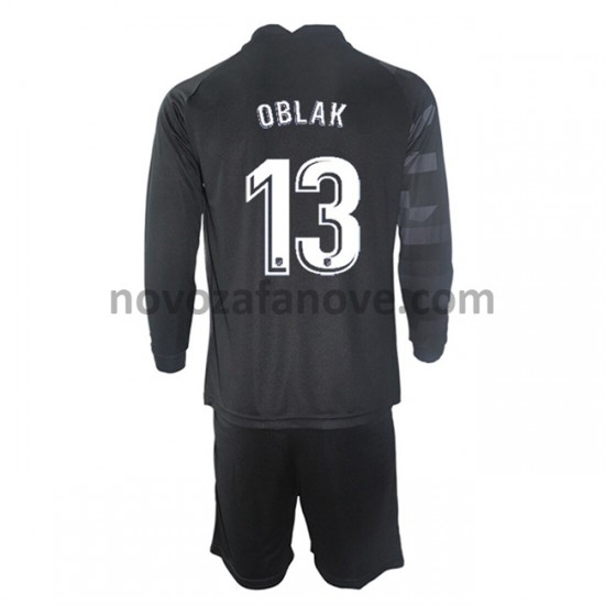 Nogometni Dres Atlético Madrid Golmanski Jan Oblak 13 Dječji Gostujući 2021-2022 Dugim Rukavima