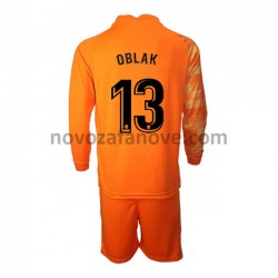 Nogometni Dres Atlético Madrid Golmanski Jan Oblak 13 Dječji Domaći 2021-2022 Dugim Rukavima