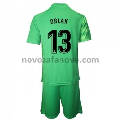 Nogometni Dres Atlético Madrid Golmanski Jan Oblak 13 Dječji Treći 2021-2022 Kratkih Rukava