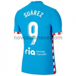 Nogometni Dres Atlético Madrid Luis Suárez 9 Treći 2021-2022 Kratkih Rukava