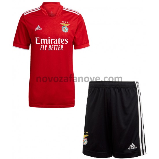 Nogometni Dres Benfica Dječji Domaći 2021-2022 Kratkih Rukava