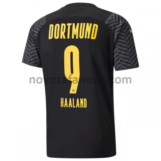 Nogometni Dres Borussia Dortmund Erling Haaland 9 Gostujući 2021-2022 Kratkih Rukava