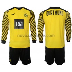 Nogometni Dres Borussia Dortmund Dječji Domaći 2021-2022 Dugim Rukavima