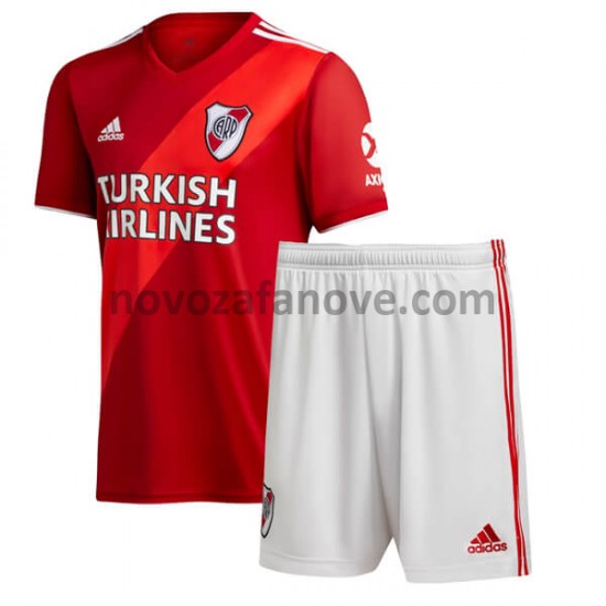 Nogometni Dres CA River Plate Dječji Gostujući 2021-2022 Kratkih Rukava