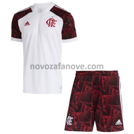 Nogometni Dres CR Flamengo Dječji Gostujući 2021-2022 Kratkih Rukava