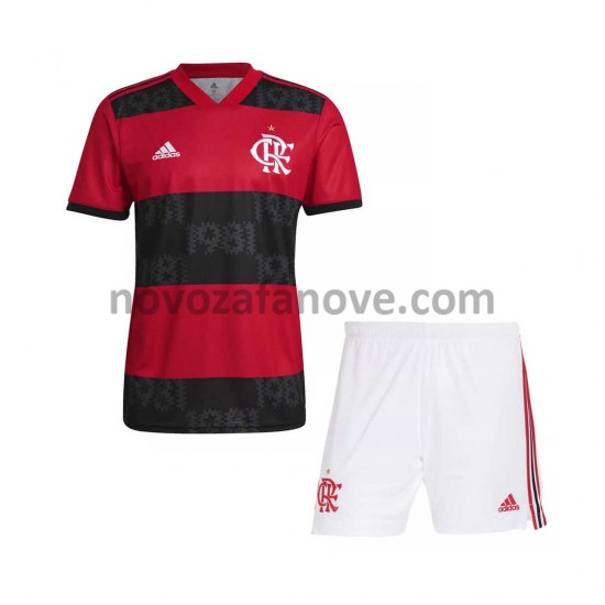 Nogometni Dres CR Flamengo Dječji Domaći 2021-2022 Kratkih Rukava