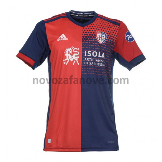 Nogometni Dres Cagliari Domaći 2021-2022 Kratkih Rukava