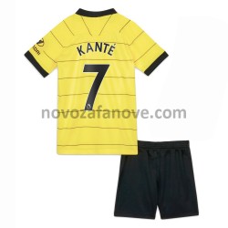 Nogometni Dres Chelsea Kante 7 Dječji Gostujući 2021-2022 Kratkih Rukava