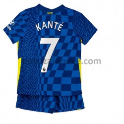 Nogometni Dres Chelsea Kante 7 Dječji Domaći 2021-2022 Kratkih Rukava