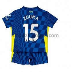 Nogometni Dres Chelsea Kurt Zouma 15 Dječji Domaći 2021-2022 Kratkih Rukava