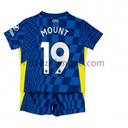 Nogometni Dres Chelsea Mason Mount 19 Dječji Domaći 2021-2022 Kratkih Rukava