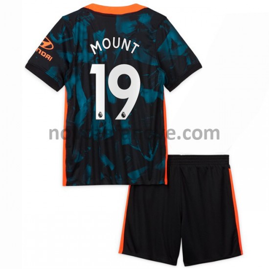 Nogometni Dres Chelsea Mason Mount 19 Dječji Treći 2021-2022 Kratkih Rukava