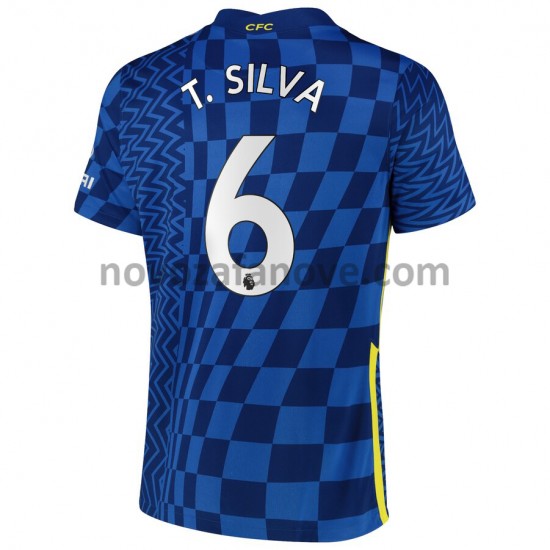 Nogometni Dres Chelsea T. Silva 6 Domaći 2021-2022 Kratkih Rukava