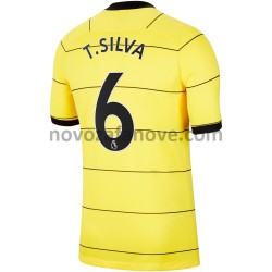 Nogometni Dres Chelsea Thiago Silva 6 Gostujući 2021-2022 Kratkih Rukava