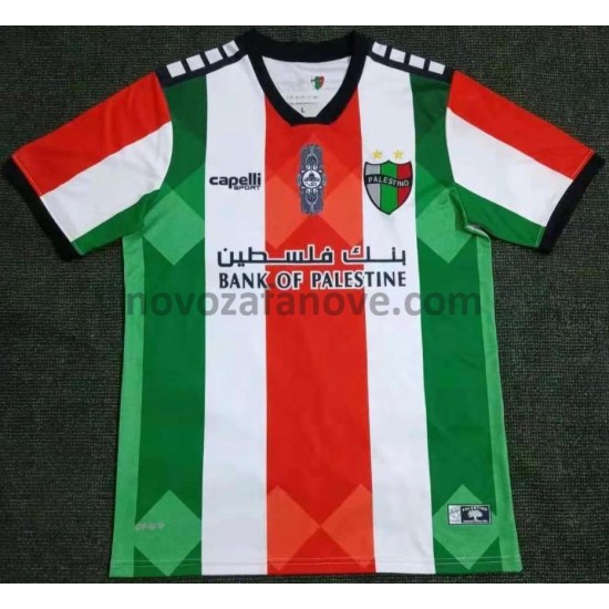 Nogometni Dres Club Deportivo Palestino Domaći 2021 Kratkih Rukava