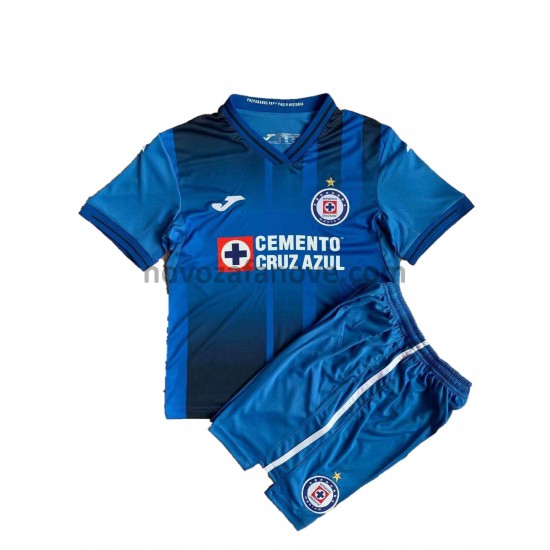 Nogometni Dres Cruz Azul Dječji Domaći 2021-2022 Kratkih Rukava