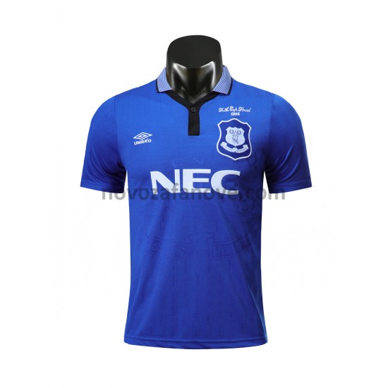 Nogometni Dres Everton Retro Domaći 1995 Kratkih Rukava