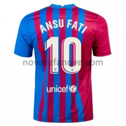 Nogometni Dres FC Barcelona Ansu Fati 10 Domaći 2021-2022 Kratkih Rukava