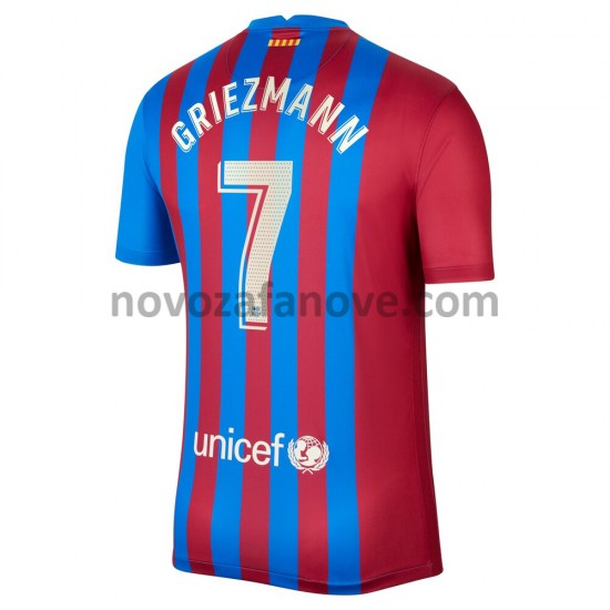 Nogometni Dres FC Barcelona Antoine Griezmann 7 Domaći 2021-2022 Kratkih Rukava