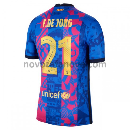 Nogometni Dres FC Barcelona Frenkie de Jong 21 Treći 2021-2022 Kratkih Rukava