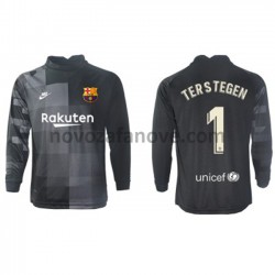 Nogometni Dres FC Barcelona Golmanski Ter Stegen 1 Gostujući 2021-2022 Dugim Rukavima