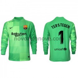 Nogometni Dres FC Barcelona Golmanski Ter Stegen 1 Treći 2021-2022 Dugim Rukavima