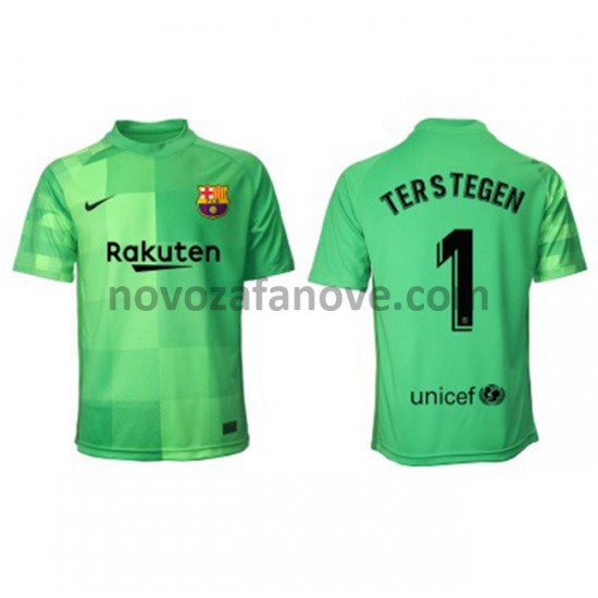 Nogometni Dres FC Barcelona Golmanski Ter Stegen 1 Treći 2021-2022 Kratkih Rukava