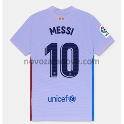 Nogometni Dres FC Barcelona Lionel Messi 10 Gostujući 2021-2022 Kratkih Rukava