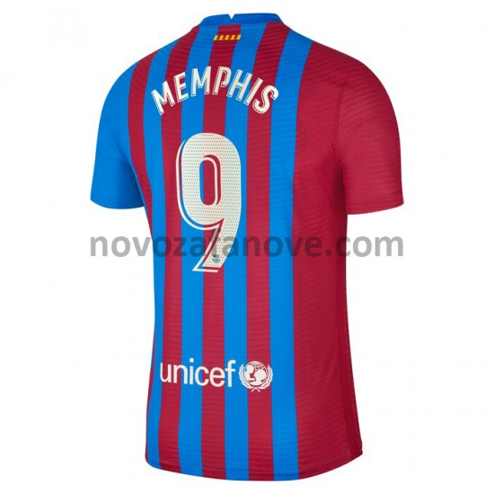 Nogometni Dres FC Barcelona Memphis Depay 9 Domaći 2021-2022 Kratkih Rukava