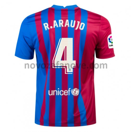Nogometni Dres FC Barcelona Ronald Araujo 4 Domaći 2021-2022 Kratkih Rukava