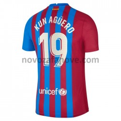 Nogometni Dres FC Barcelona Sergio Aguero 19 Domaći 2021-2022 Kratkih Rukava