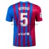 Nogometni Dres FC Barcelona Sergio Busquets 5 Domaći 2021-2022 Kratkih Rukava