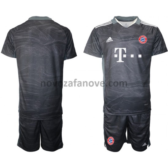 Nogometni Dres FC Bayern München Golmanski Dječji Gostujući 2021-2022 Kratkih Rukava