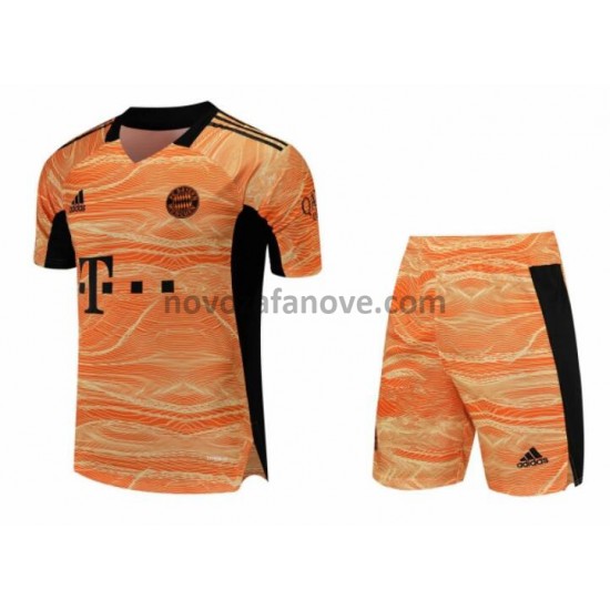 Nogometni Dres FC Bayern München Golmanski Dječji Domaći 2021-2022 Kratkih Rukava