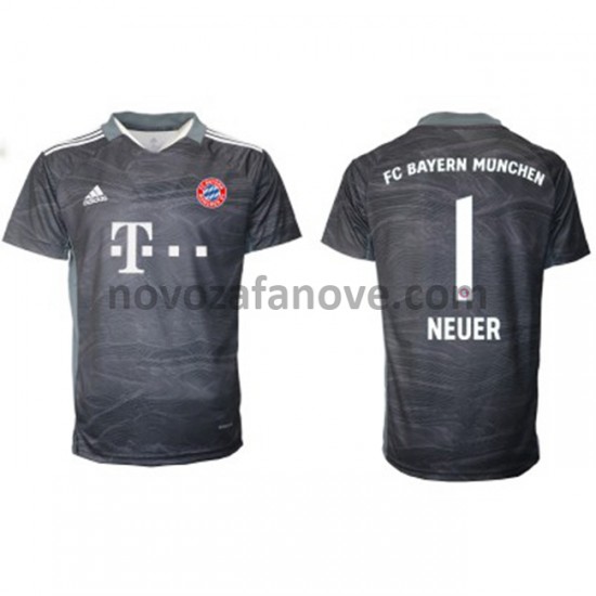Nogometni Dres FC Bayern München Golmanski Manuel Neuer 1 Gostujući 2021-2022 Kratkih Rukava