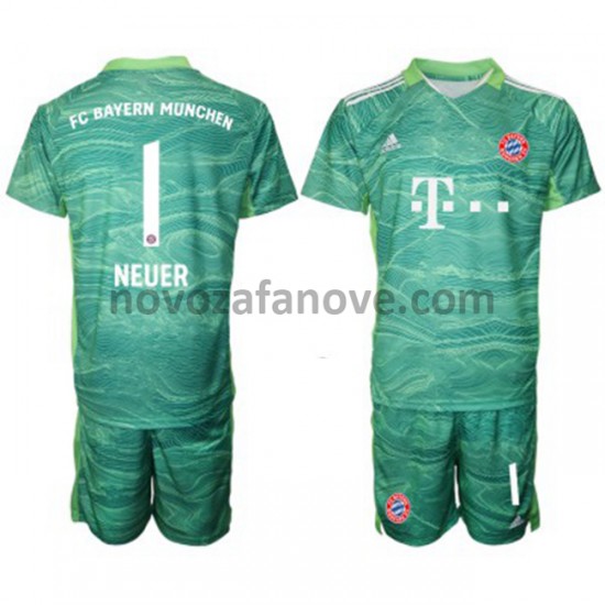 Nogometni Dres FC Bayern München Golmanski Manuel Neuer 1 Dječji Treći 2021-2022 Kratkih Rukava