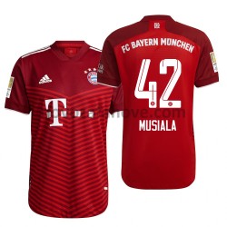 Nogometni Dres FC Bayern München Jamal Musiala 42 Domaći 2021-2022 Kratkih Rukava