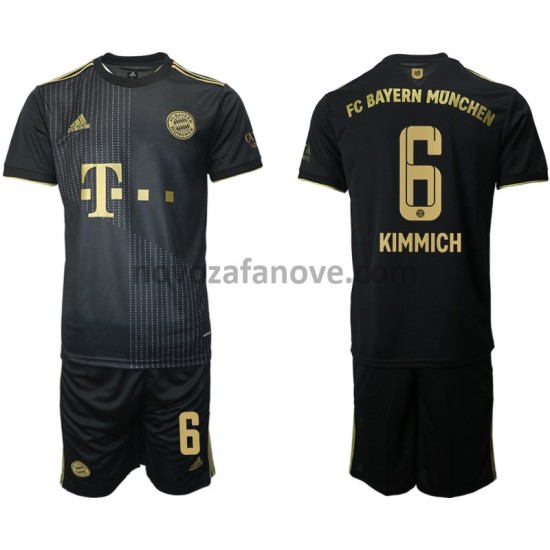Nogometni Dres FC Bayern München Joshua Kimmich 6 Dječji Gostujući 2021-2022 Kratkih Rukava