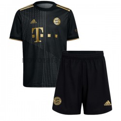 Nogometni Dres FC Bayern München Dječji Gostujući 2021-2022 Kratkih Rukava